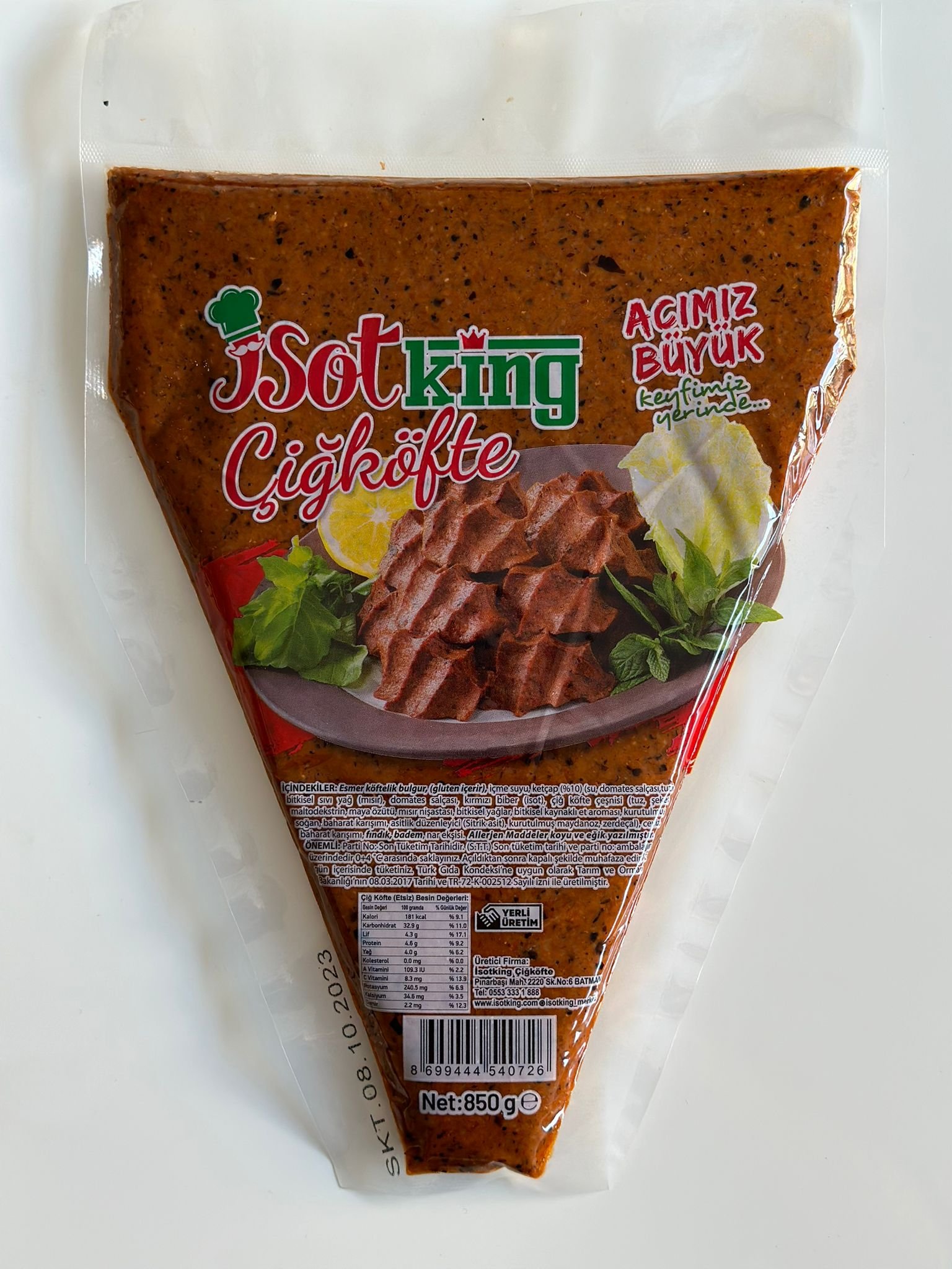 850 grm klasik İsotking Çiğköfte