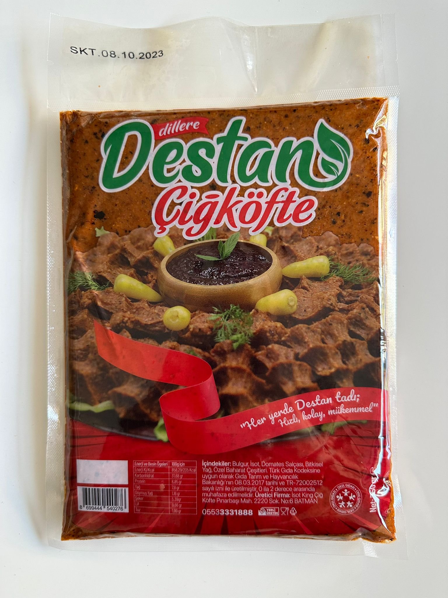 750 gram klasik destan Çiğköfte
